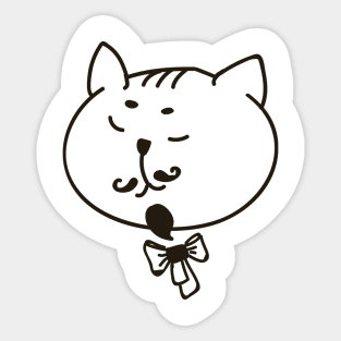 Cat #8 Sticker